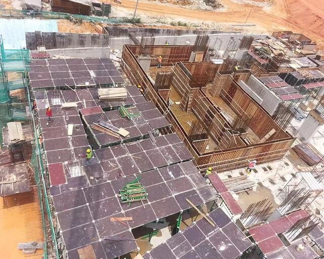 Sistema de cofragem verde